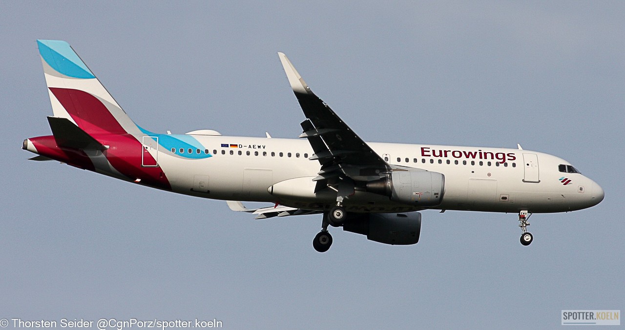 Eurowings A320-200W D-AEWV 