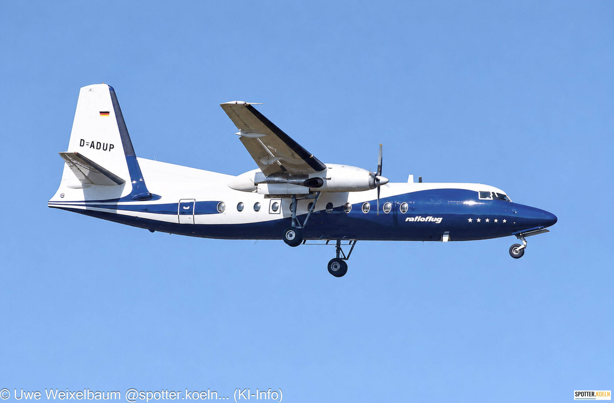Ratioflug D-ADUP Fokker F27-500