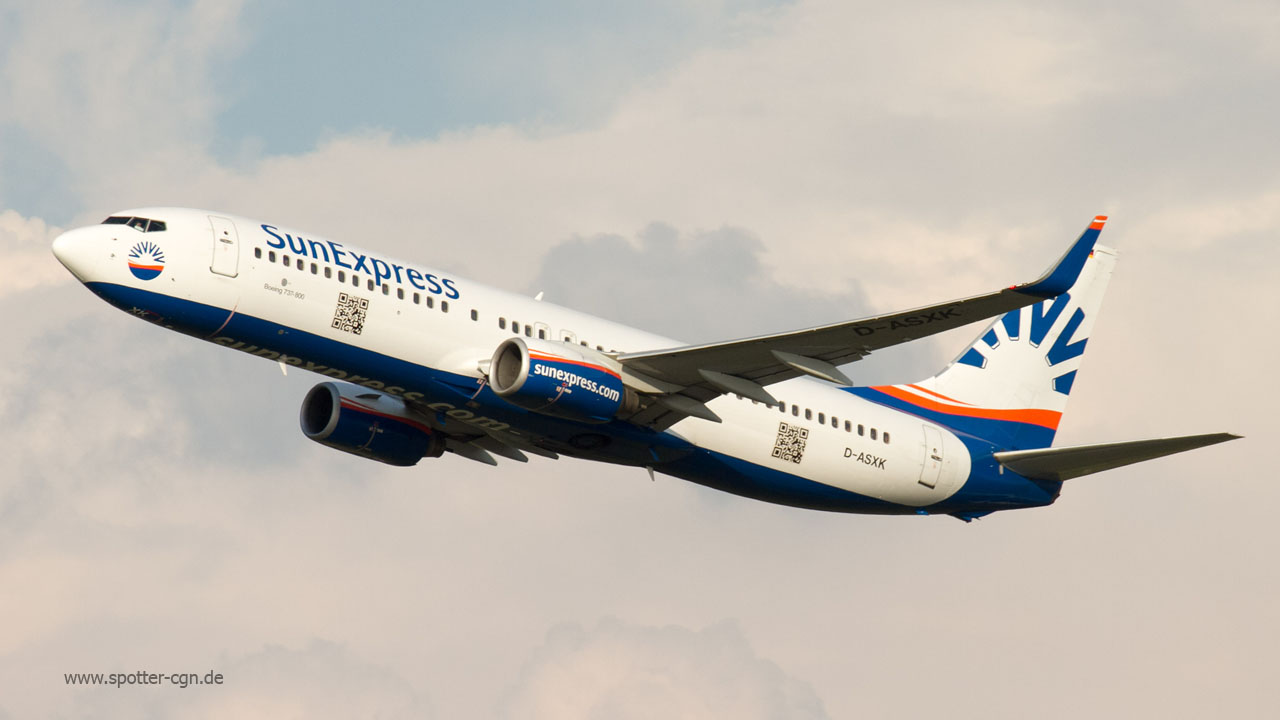 D-ASXK SunExpress Germany Boeing 737-86J(WL)
