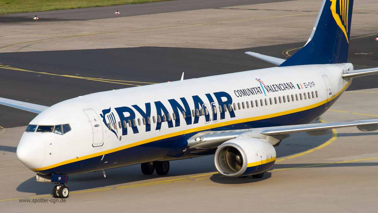 EI-DYP Ryanair Boeing 737-8AS(WL)
