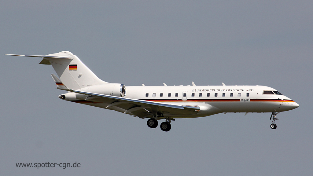 Luftwaffe 14+03 Bombardier Global 5000 (BD-700-1A11)