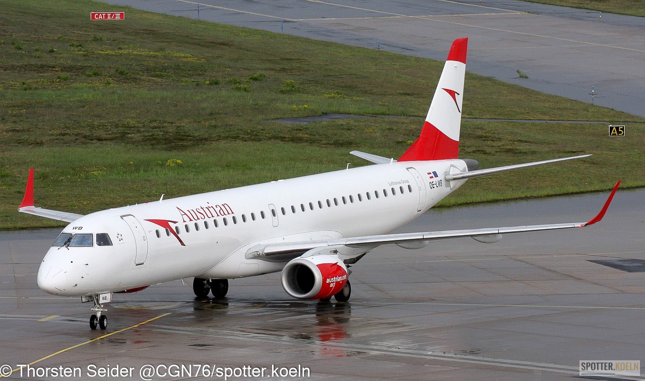 Austrian Airlines ERJ-195LR OE-LWB