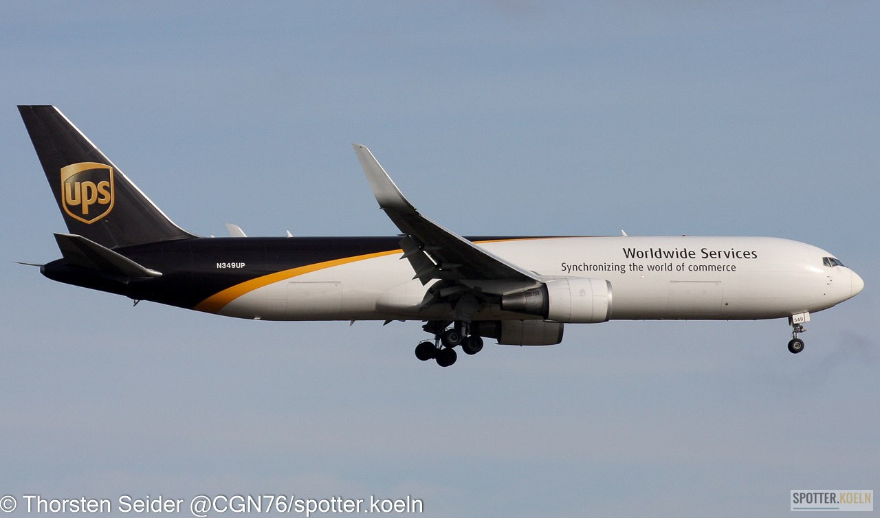 N349UP UPS B767-300W