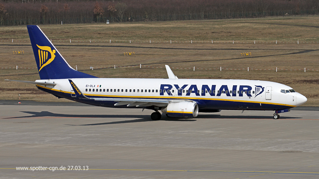 EI-DLX Ryanair Boeing 737-8AS(WL)