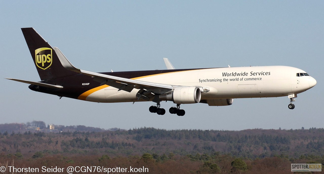 N334UP UPS 767-300W 