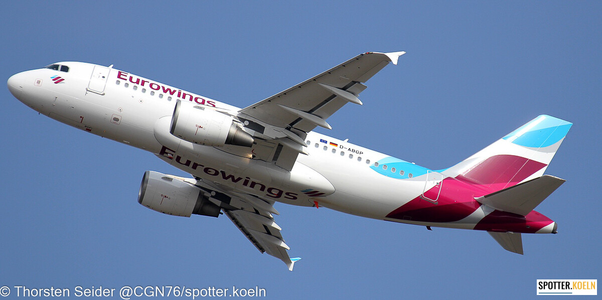 Eurowings A319-100 D-ABGP CGN 28.03.2022 Thorsten Seider