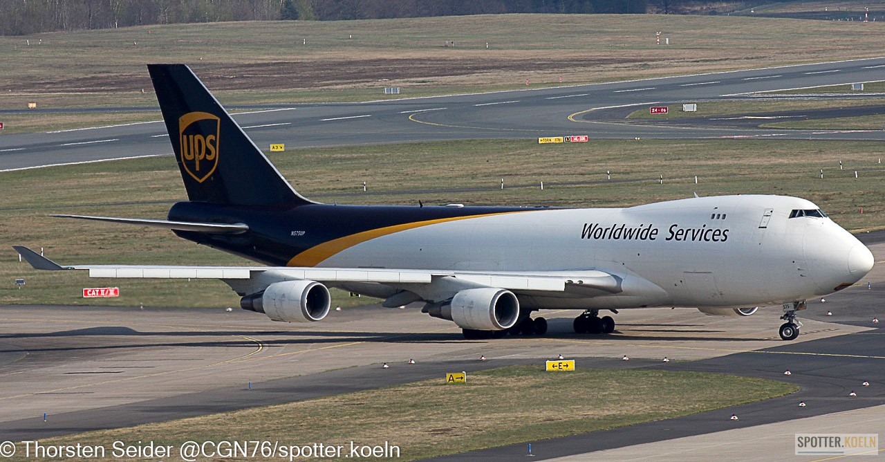 UPS 747-400 N575UP 