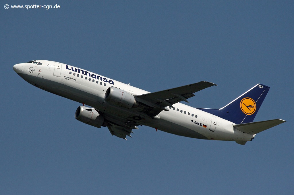 D-ABED Lufthansa Boeing 737-330