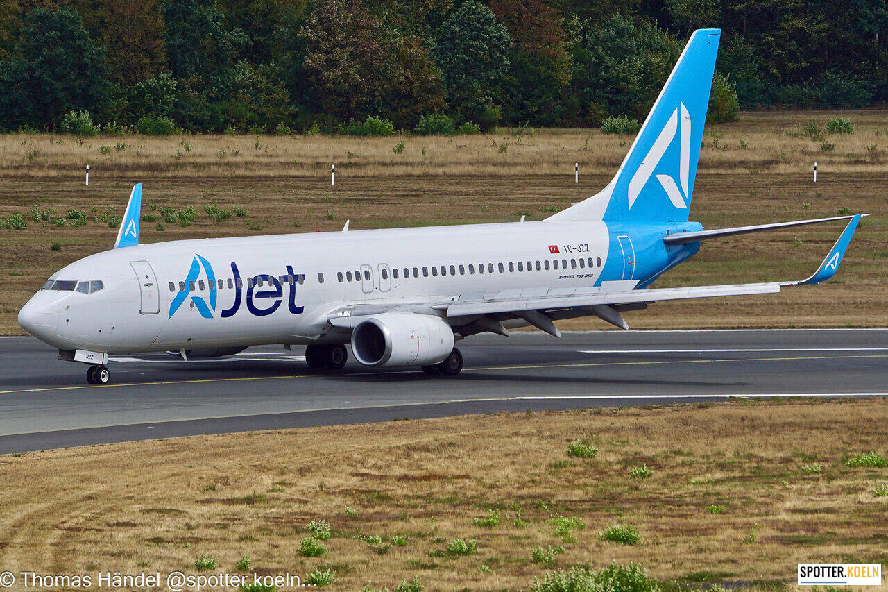 AJet TC-JZZ Boeing 737-8KV(WL)