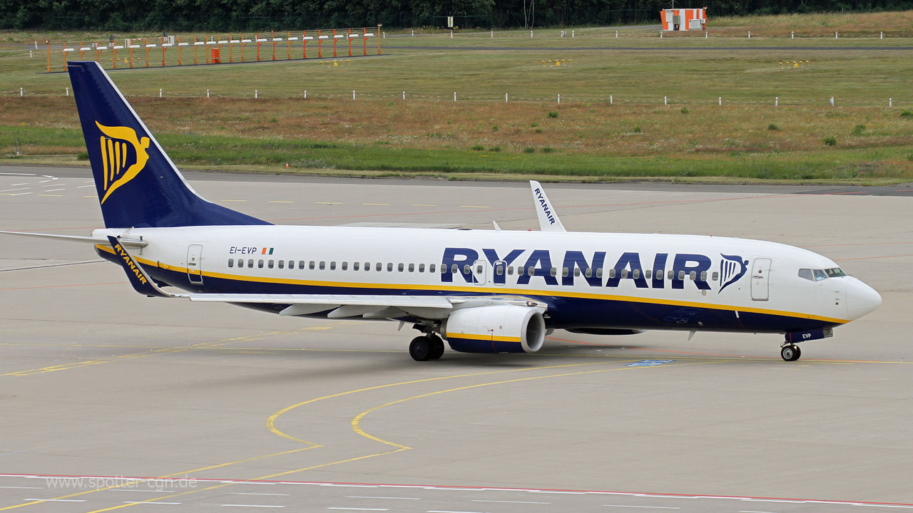EI-EVP Ryanair Boeing 737-8AS(WL)