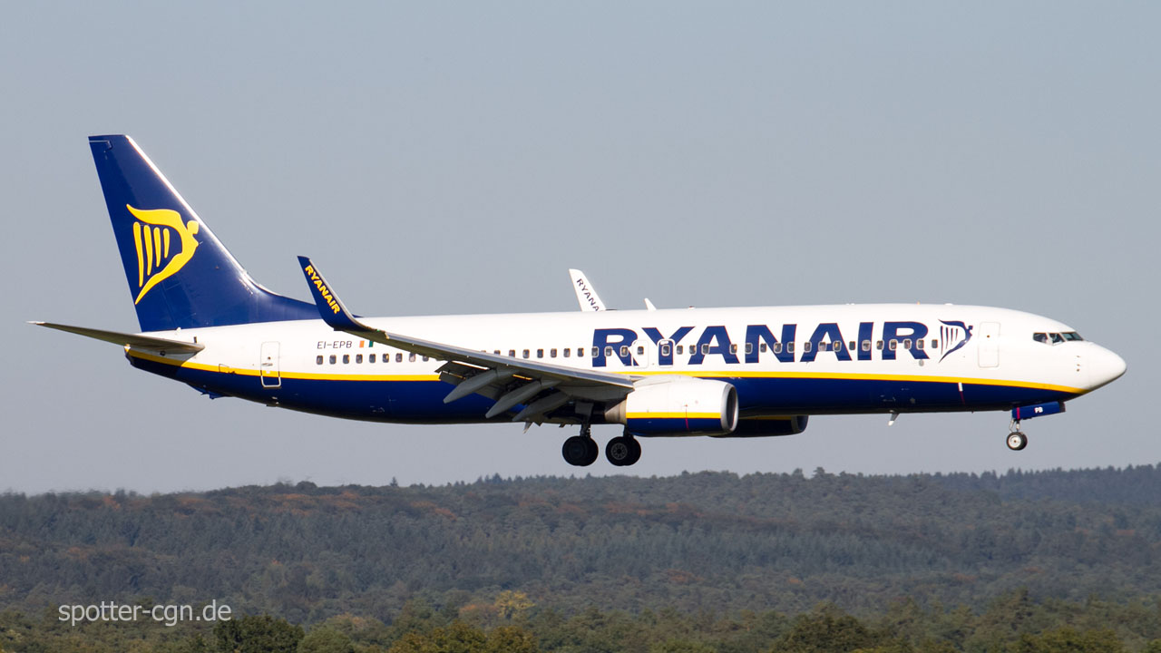EI-EPB Ryanair Boeing 737-8AS(WL)