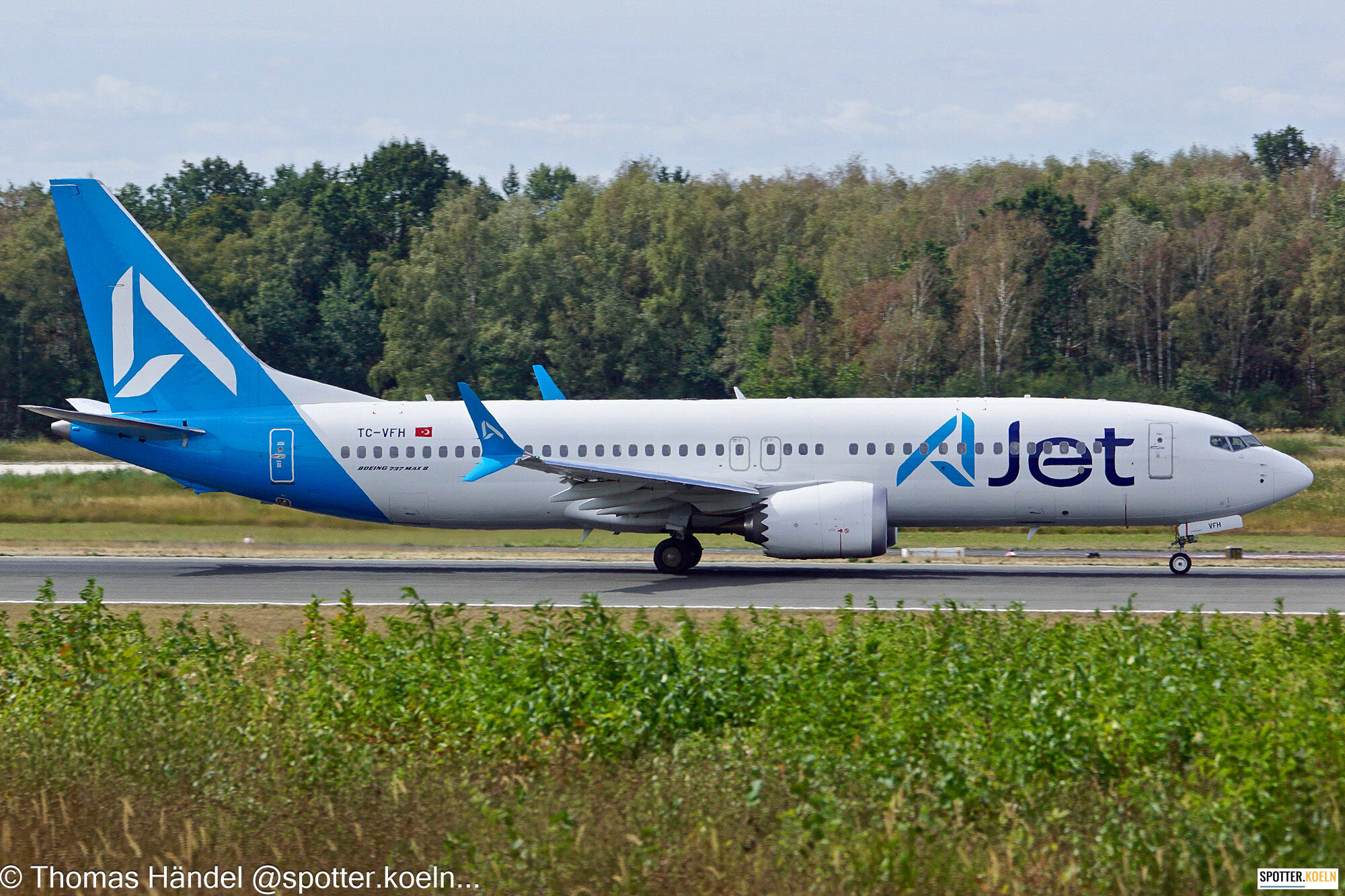 AJet TC-VFH Boeing 737MAX8 