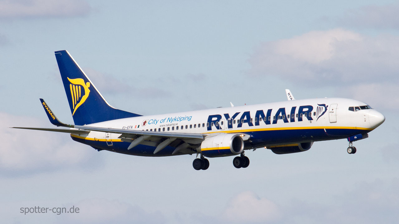 EI-EFA Ryanair Boeing 737-8AS(WL)