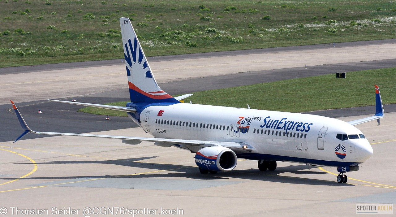 SunExpress 737-800W TC-SEN 