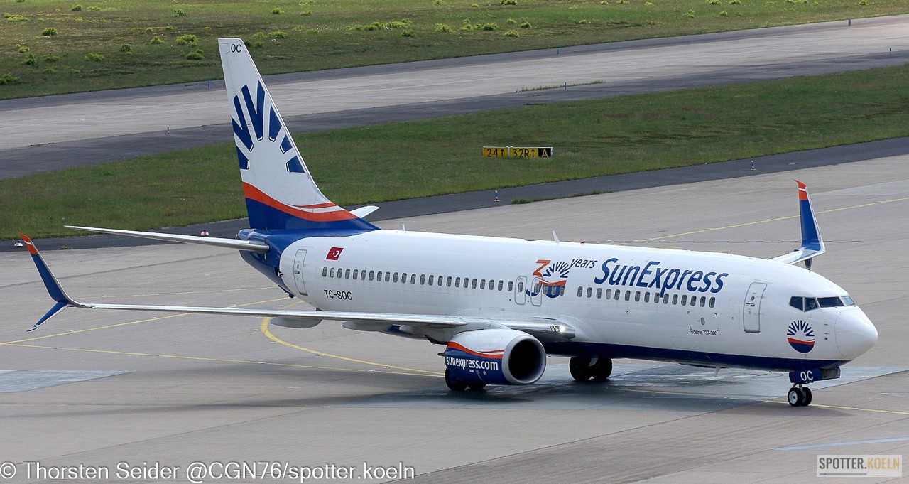 SunExpress 737-800W TC-SOC 