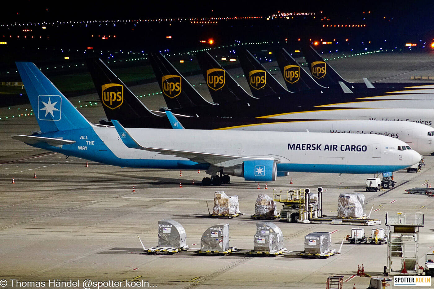 Maersk Air Cargo OY-SYA Boeing 767-3P6ER(BDSF)(WL)