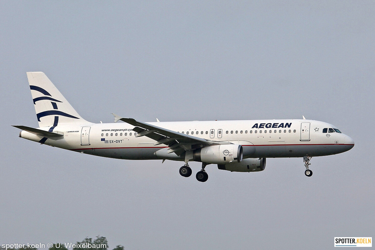 Aegean Airlines SX-DVT Airbus A320-232 Aegean Airlines SX-DVT Airbus A320-232