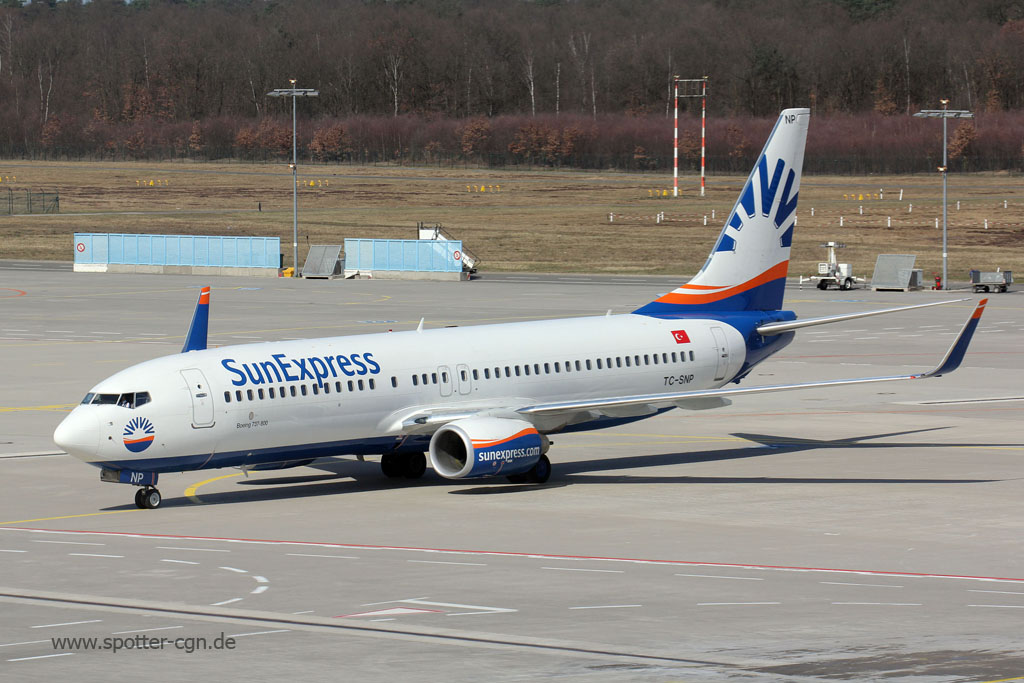 TC-SNP SunExpress Boeing 737-8AS(WL)