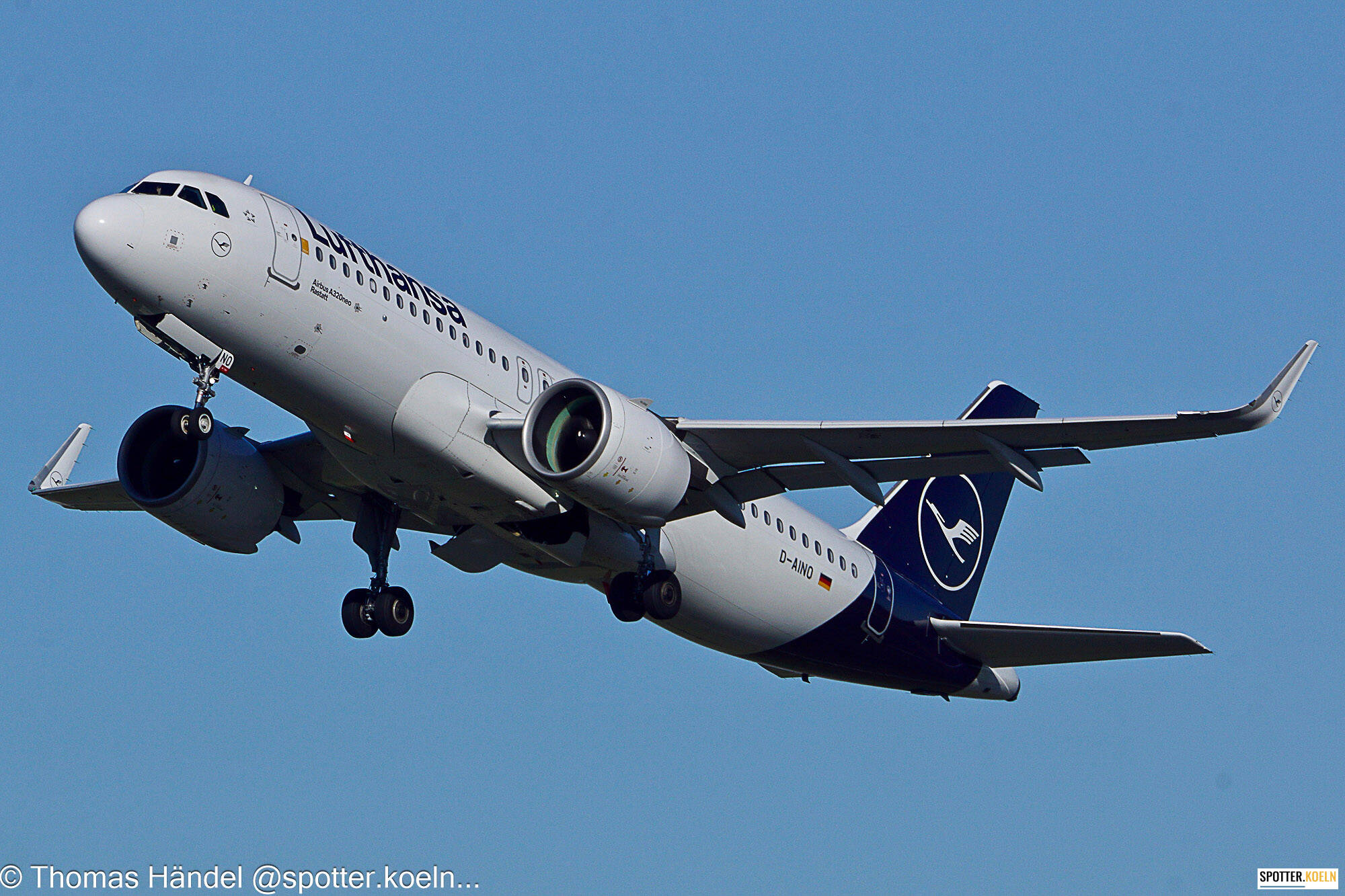 Lufthansa D-AINO Airnus A320-271N