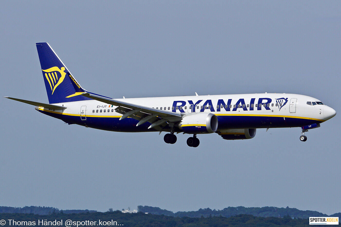Ryanair EI-IJY Boeing B737MAX8-200 Ryanair EI-IJY Boeing B737MAX8-200