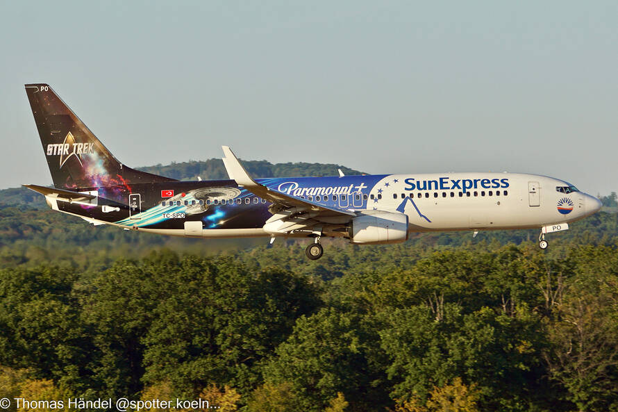 Sun Express TC-SOP Boeing 737-8AS-WL- CGN 12.08.2026