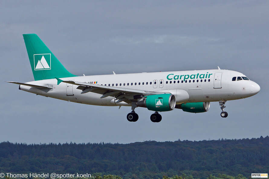 Carpatair YR-ABB Airbus A319-112 CGN 19.09.2026 Thomas Haendel