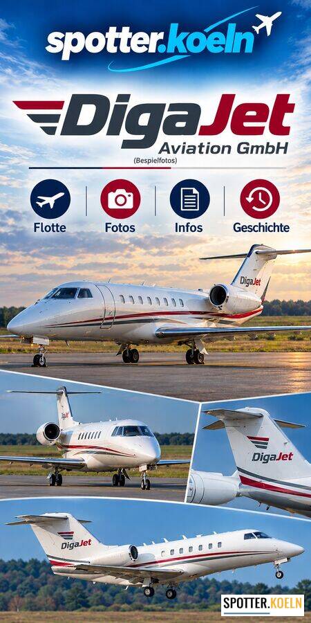 DigaJet Aviation GmbH @ CGN Flotte